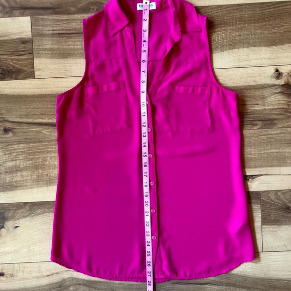 Express Collared Button Tank - Picture 3 of 6